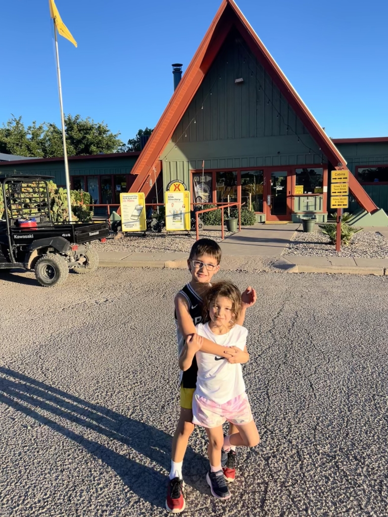 Arriving to the Alamogordo KOA
